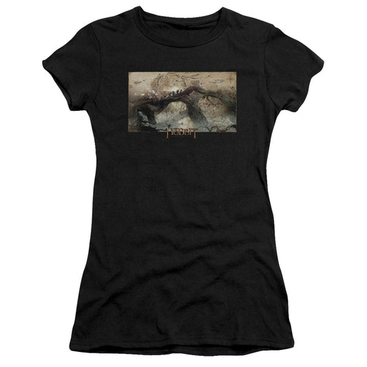 Hobbit - Epic Journey - Short Sleeve Junior Sheer - Black T-shirt
