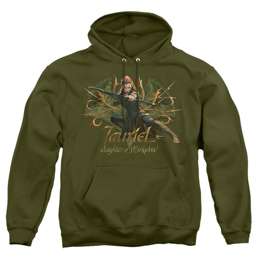 Hobbit - Tauriel - Adult Pull-over Hoodie - Military Green