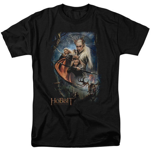 Hobbit - Thranduils Realm - Short Sleeve Adult 18/1 - Black T-shirt