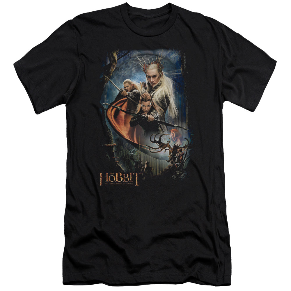 Hobbit - Thranduils Realm-premuim Canvas Adult Slim Fit 30/1 - Black