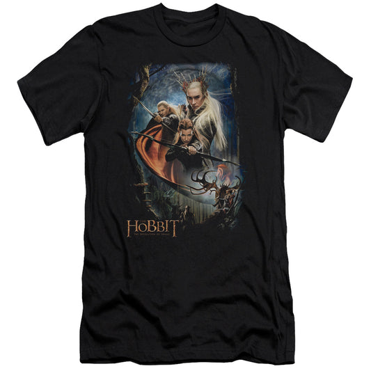 Hobbit - Thranduils Realm-premuim Canvas Adult Slim Fit 30/1 - Black