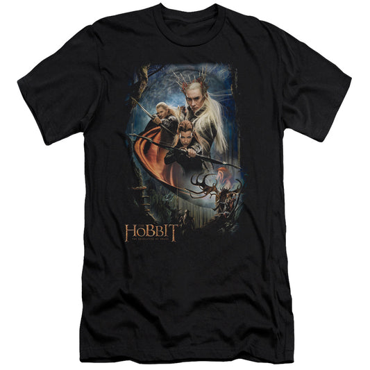 Hobbit - Thranduils Realm - Short Sleeve Adult 30/1 - Black T-shirt