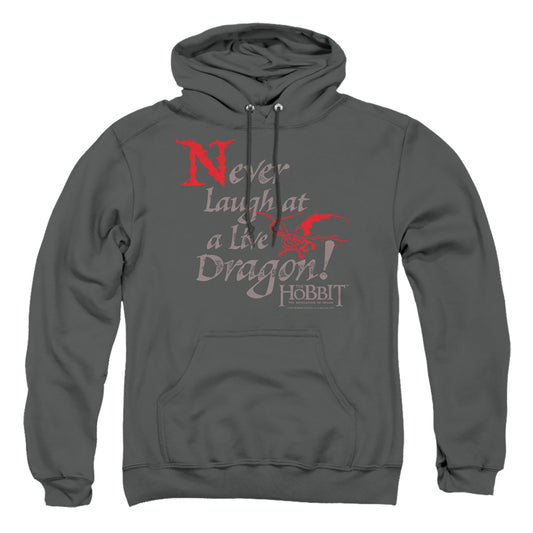 Hobbit - Never Laugh - Adult Pull-over Hoodie - Charcoal