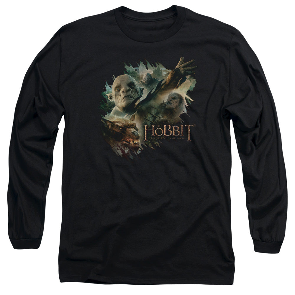 Hobbit - Baddies - Long Sleeve Adult 18/1 - Black T-shirt