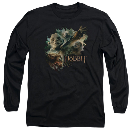 Hobbit - Baddies - Long Sleeve Adult 18/1 - Black T-shirt