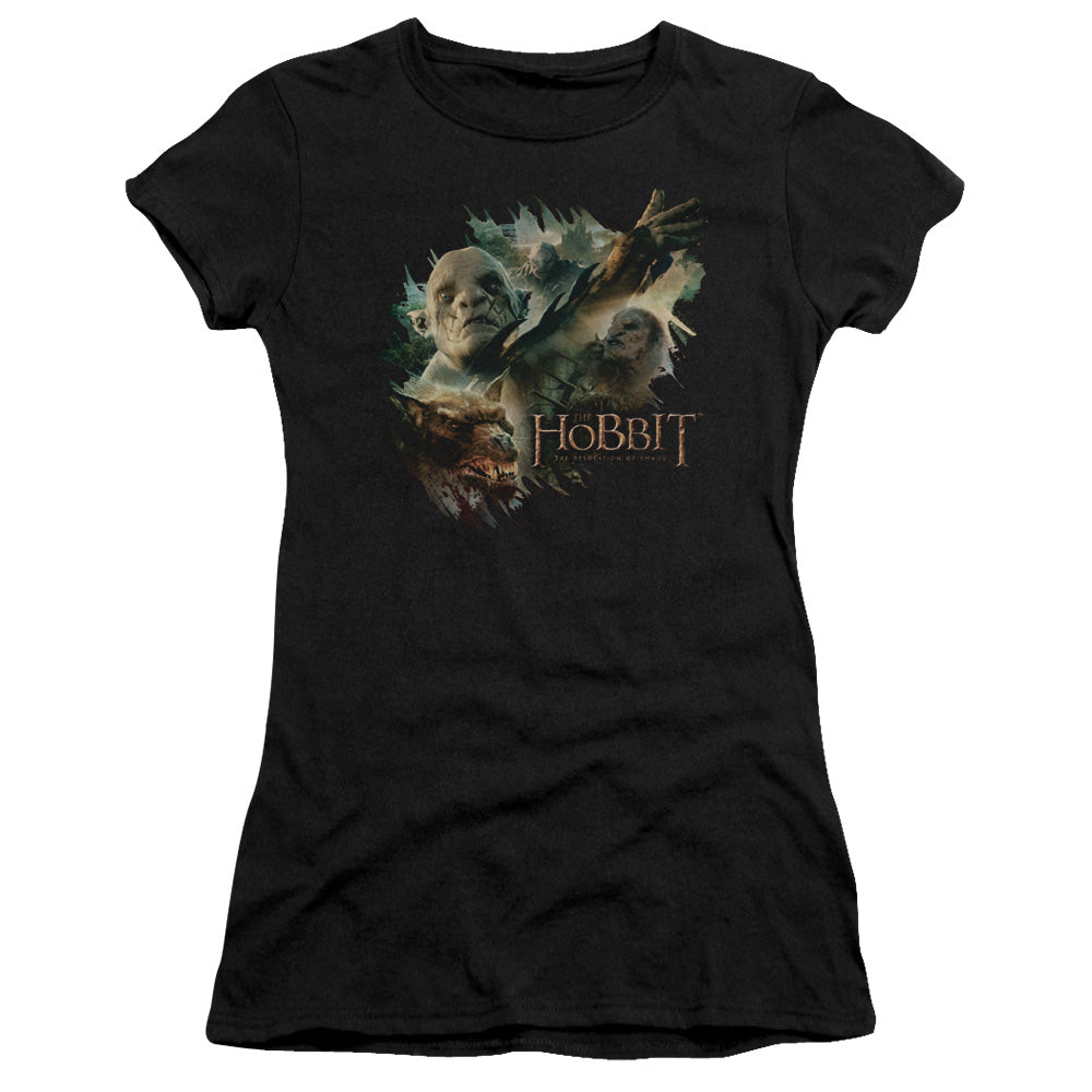 Hobbit - Baddies - Short Sleeve Junior Sheer - Black T-shirt