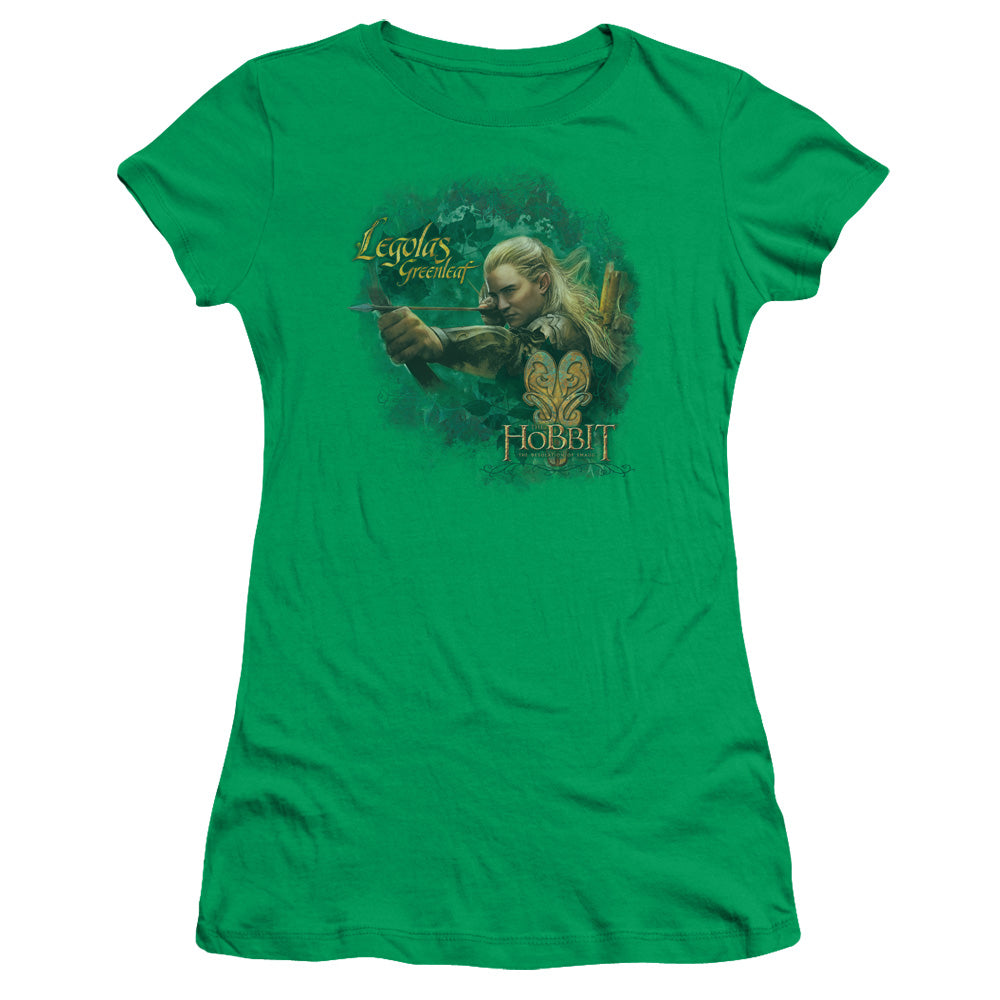 Hobbit - Greenleaf - Short Sleeve Junior Sheer - Kelly Green T-shirt