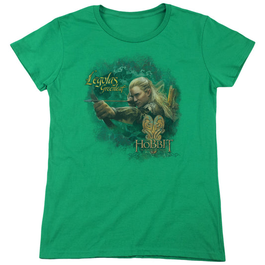 Hobbit - Greenleaf - Short Sleeve Womens Tee - Kelly Green T-shirt
