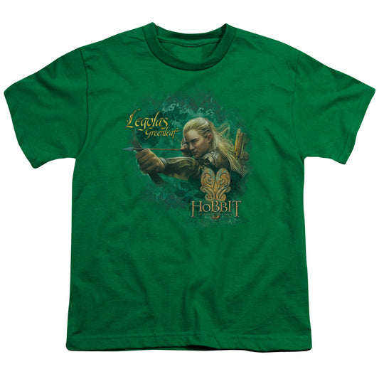 Hobbit - Greenleaf - Short Sleeve Youth 18/1 - Kelly Green T-shirt