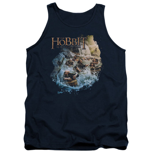 Hobbit - Barreling Down - Adult Tank - Navy