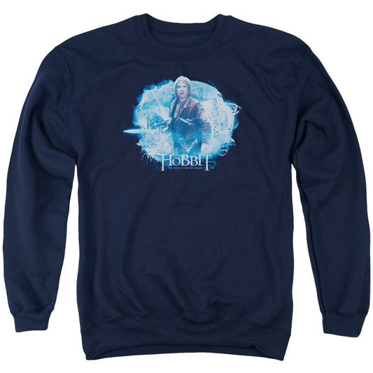 Hobbit - Tangled Web - Adult Crewneck Sweatshirt - Navy