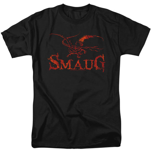 Hobbit - Dragon - Short Sleeve Adult 18/1 - Black T-shirt