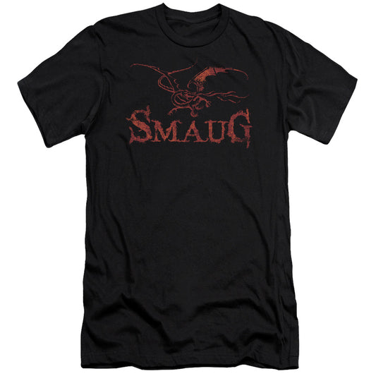Hobbit - Dragon - Short Sleeve Adult 30/1 - Black T-shirt