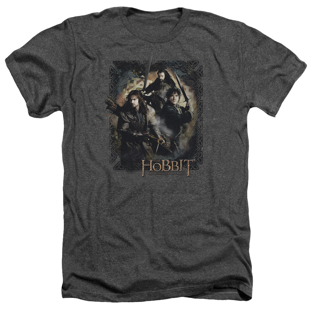 Hobbit - Weapons Drawn - Adult Heather - Charcoal