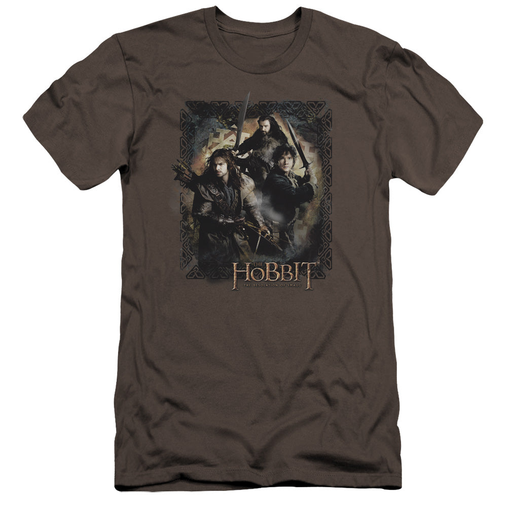 Hobbit - Weapons Drawn-premuim Canvas Adult Slim Fit 30/1 - Charcoal