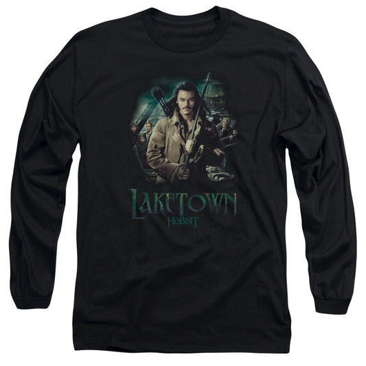 Hobbit - Protector - Long Sleeve Adult 18/1 - Black T-shirt