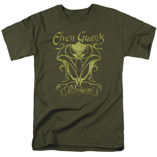 Hobbit - Guards Of Mirkwood - Short Sleeve Adult 18/1 - Military Green T-shirt