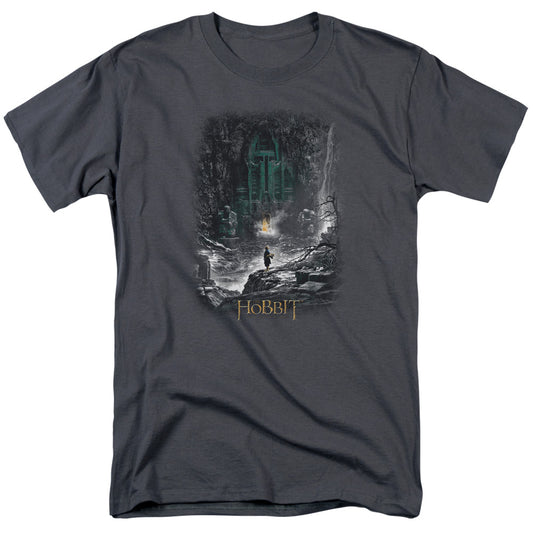 Hobbit - Second Thoughts - Short Sleeve Adult 18/1 - Charcoal T-shirt