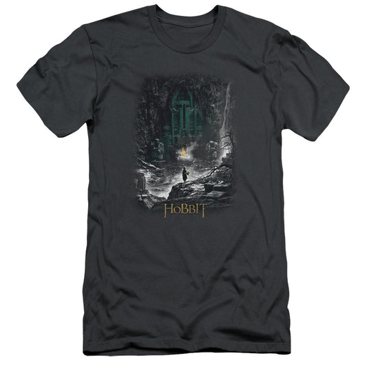 Hobbit - Second Thoughts - Short Sleeve Adult 30/1 - Charcoal T-shirt