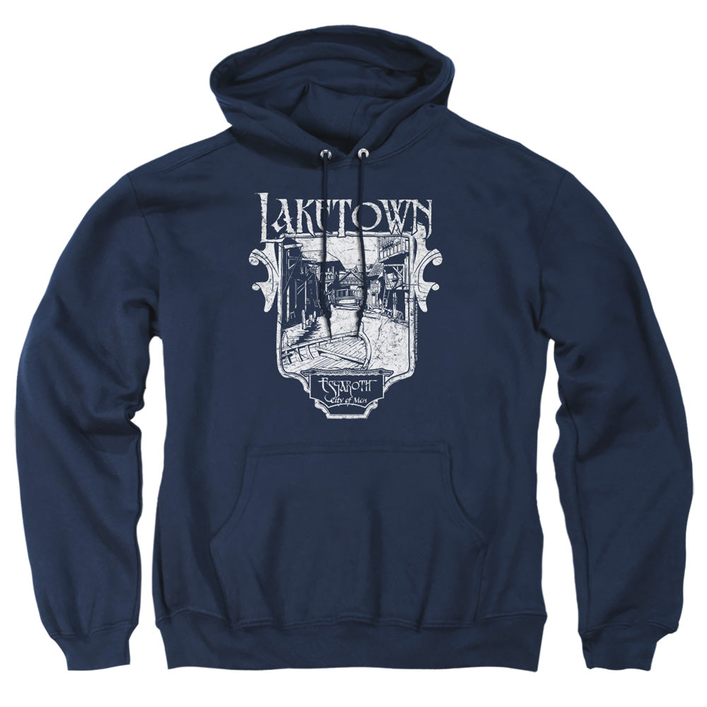 Hobbit - Laketown Simple - Adult Pull-over Hoodie - Navy