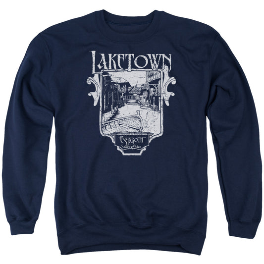 Hobbit - Laketown Simple - Adult Crewneck Sweatshirt - Navy