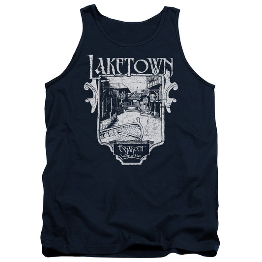 Hobbit - Laketown Simple - Adult Tank - Navy