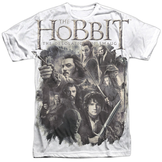Hobbit - Hhollen Amarth - Short Sleeve Adult Poly Crew - White T-shirt