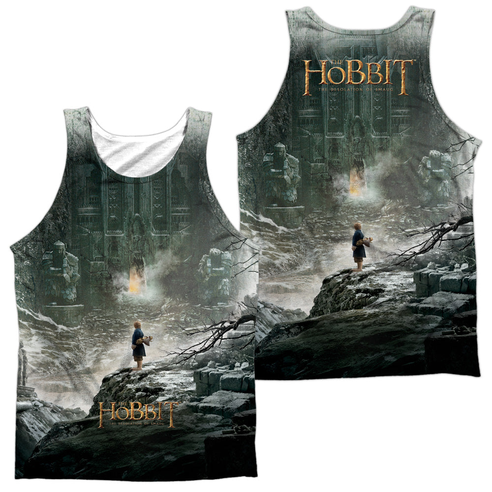 Hobbit - Big Poster (Front & Back Print) - Adult Poly Tank Top - White