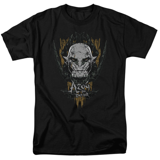 Hobbit - Azog - Short Sleeve Adult 18/1 - Black T-shirt