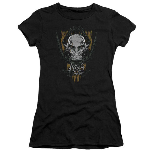 Hobbit - Azog - Short Sleeve Junior Sheer - Black T-shirt
