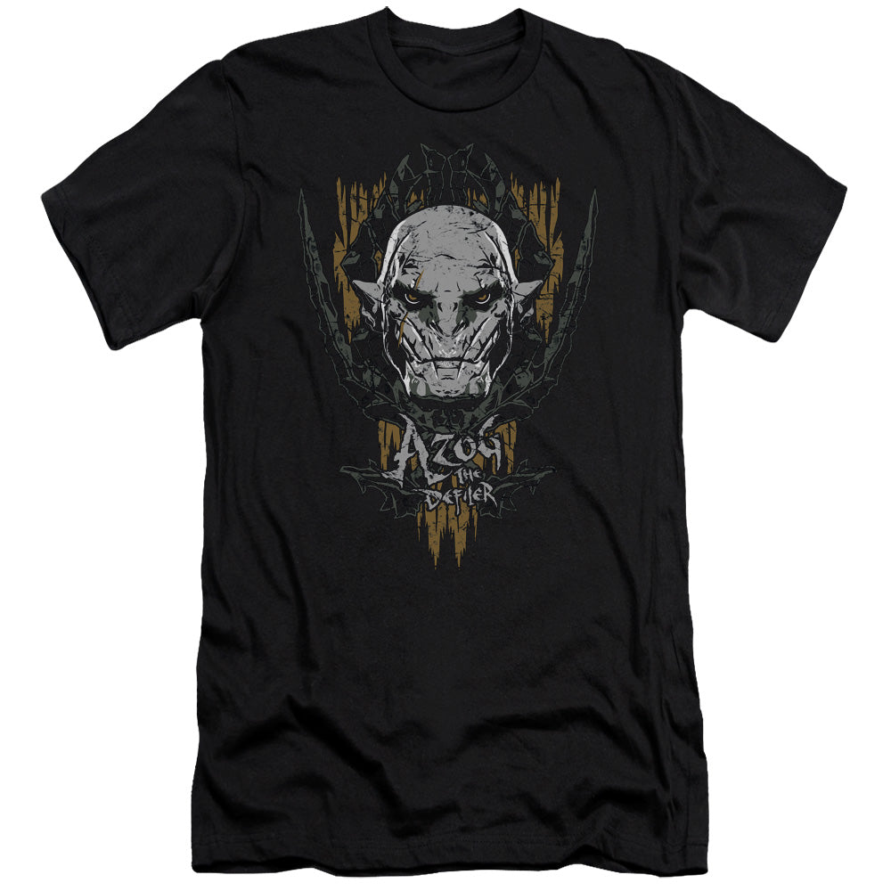 Hobbit - Azog - Short Sleeve Adult 30/1 - Black T-shirt