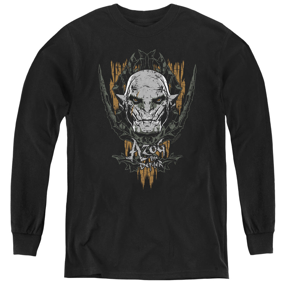 Hobbit - Azog - Youth Long Sleeve Tee - Black