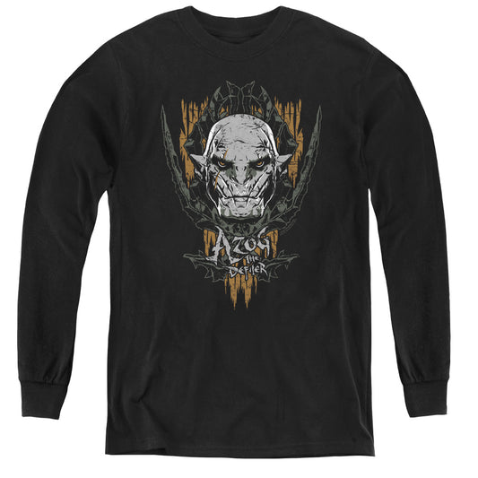 Hobbit - Azog - Youth Long Sleeve Tee - Black
