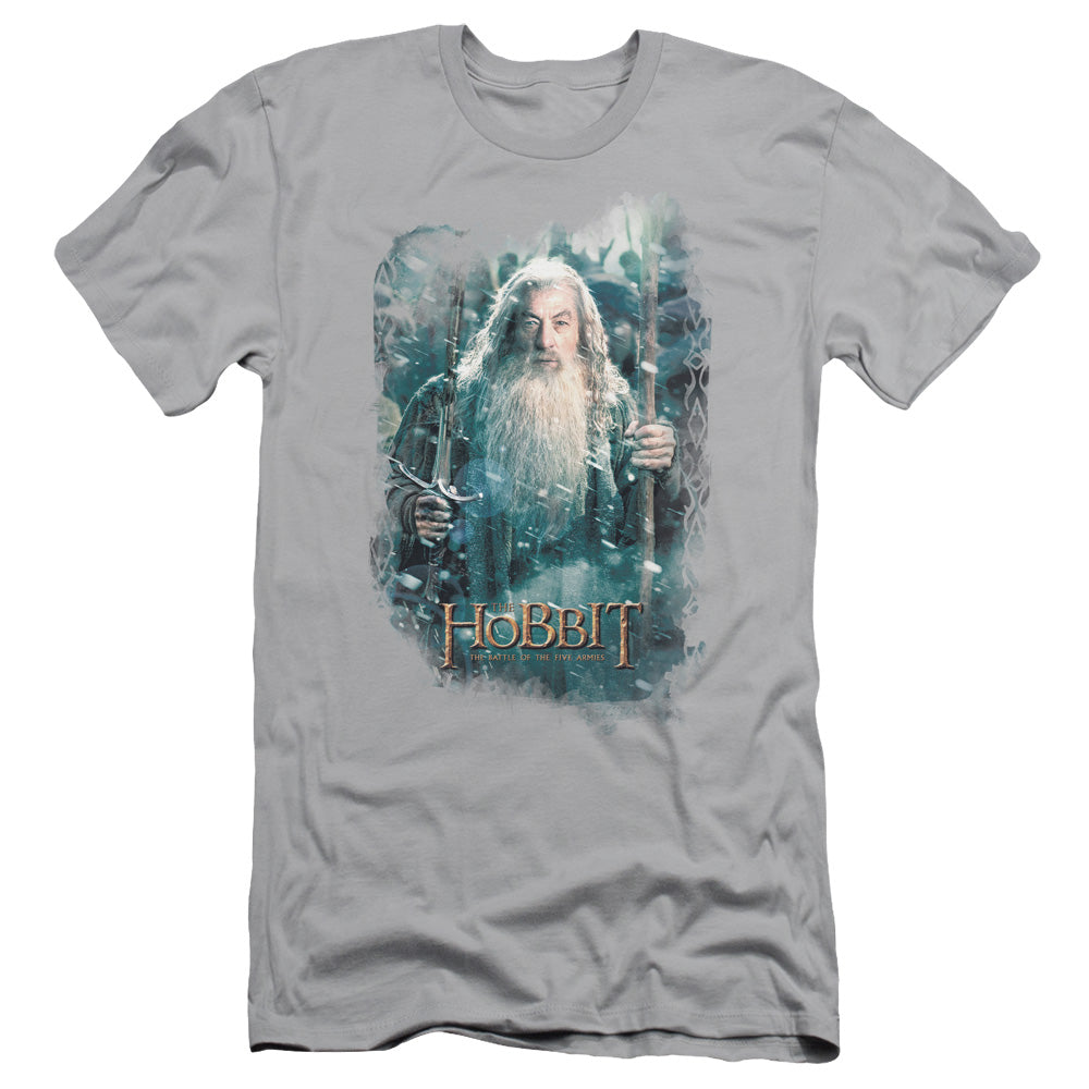 Hobbit - Gandalfs Army - Short Sleeve Adult 30/1 - Silver T-shirt