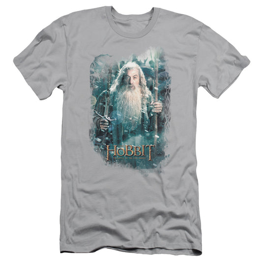 Hobbit - Gandalfs Army - Short Sleeve Adult 30/1 - Silver T-shirt