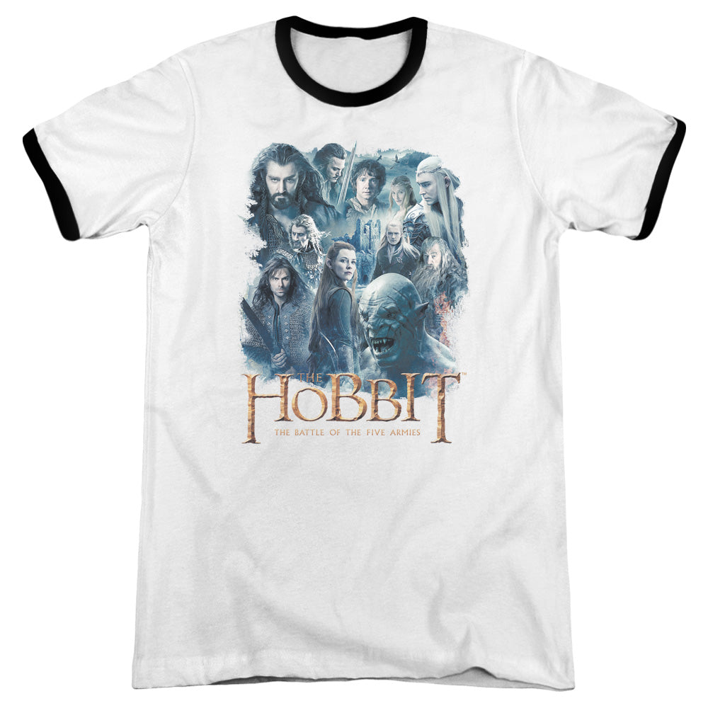 Hobbit - Main Characters - Adult Ringer - White/black