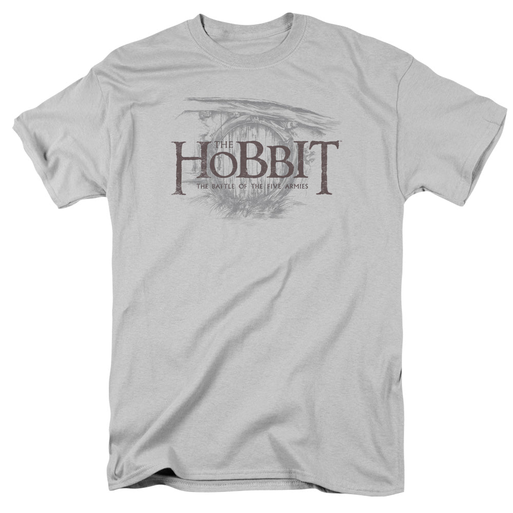 Hobbit - Door Logo - Short Sleeve Adult 18/1 - Silver T-shirt