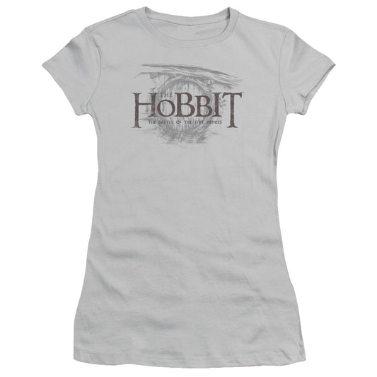 Hobbit - Door Logo - Short Sleeve Junior Sheer - Silver T-shirt