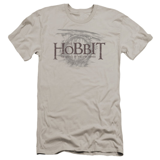 Hobbit - Door Logo-premuim Canvas Adult Slim Fit 30/1 - Silver