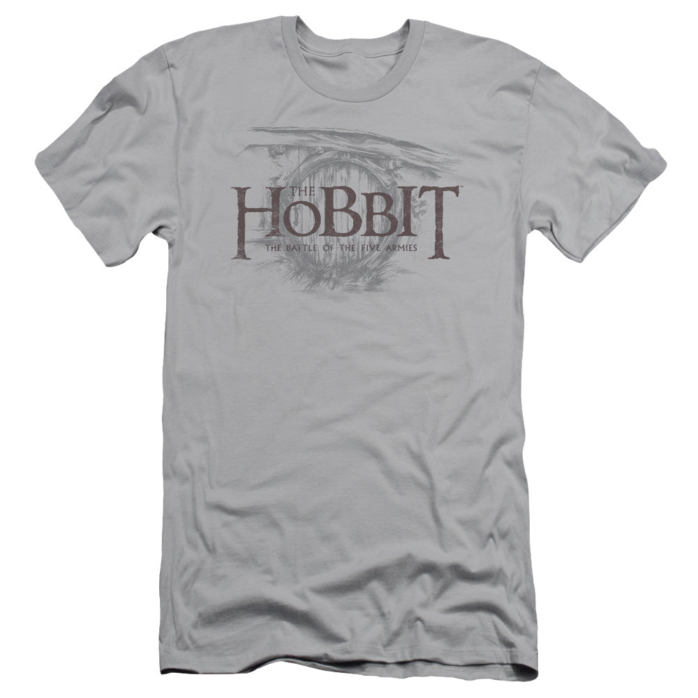 Hobbit - Door Logo - Short Sleeve Adult 30/1 - Silver T-shirt