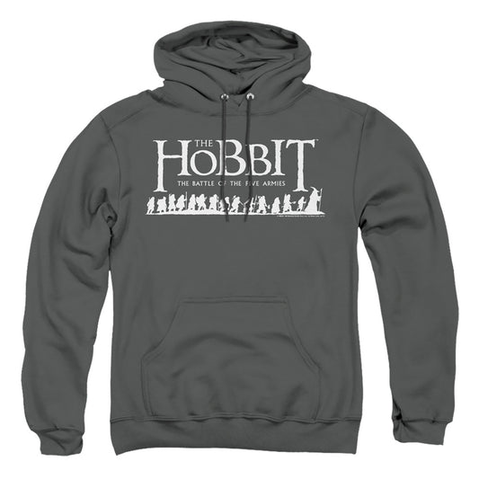 Hobbit - Walking Logo - Adult Pull-over Hoodie - Charcoal