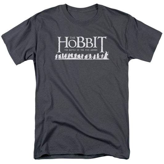 Hobbit - Walking Logo - Short Sleeve Adult 18/1 - Charcoal T-shirt