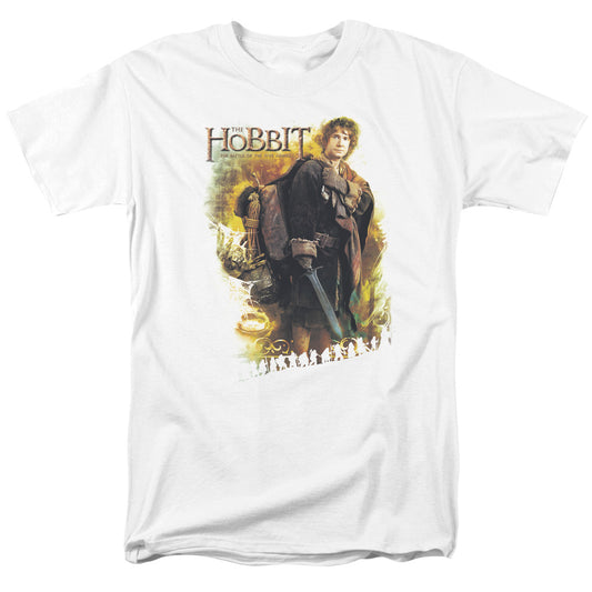 Hobbit - Bilbo - Short Sleeve Adult 18/1 - White T-shirt