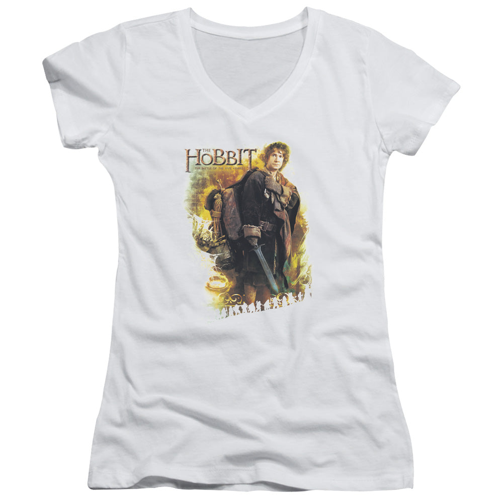 Hobbit - Bilbo-junior V-neck - White