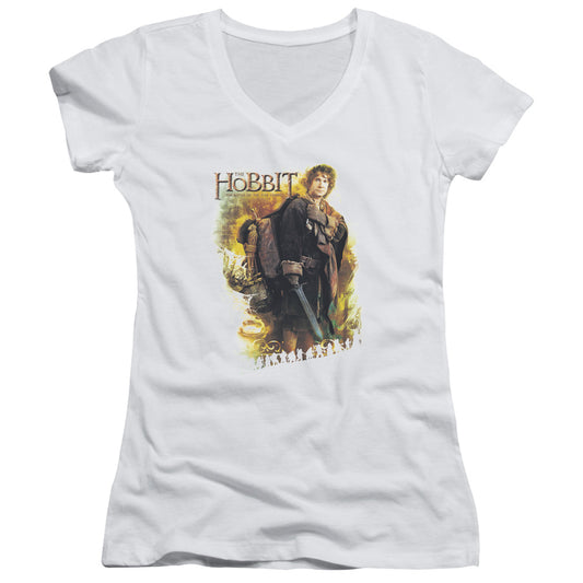 Hobbit - Bilbo-junior V-neck - White