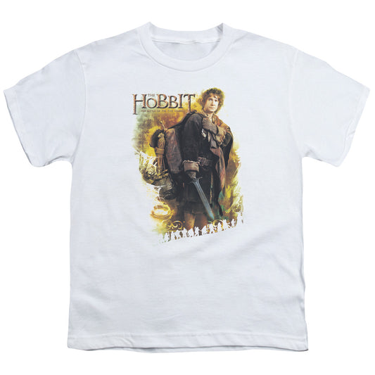 Hobbit - Bilbo - Short Sleeve Youth 18/1 - White T-shirt