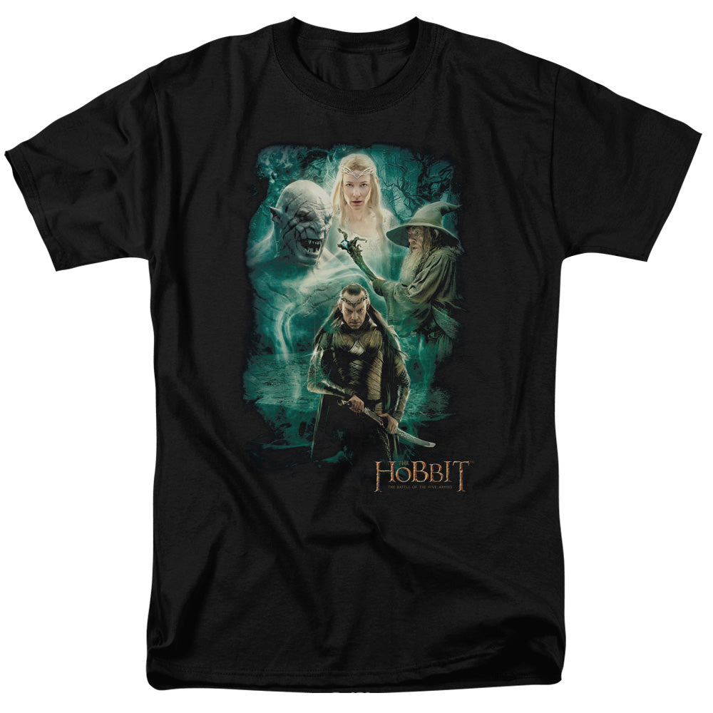 Hobbit - Elronds Crew - Short Sleeve Adult 18/1 - Black T-shirt