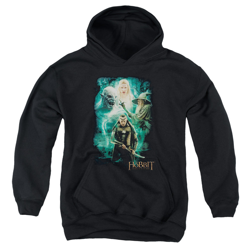 Hobbit - Elronds Crew - Youth Pull-over Hoodie - Black