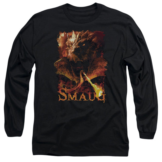 Hobbit - Smolder - Long Sleeve Adult 18/1 - Black T-shirt