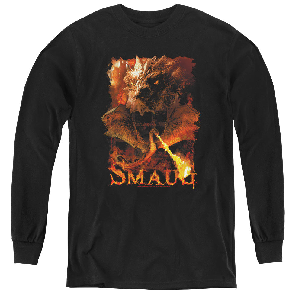 Hobbit - Smolder - Youth Long Sleeve Tee - Black
